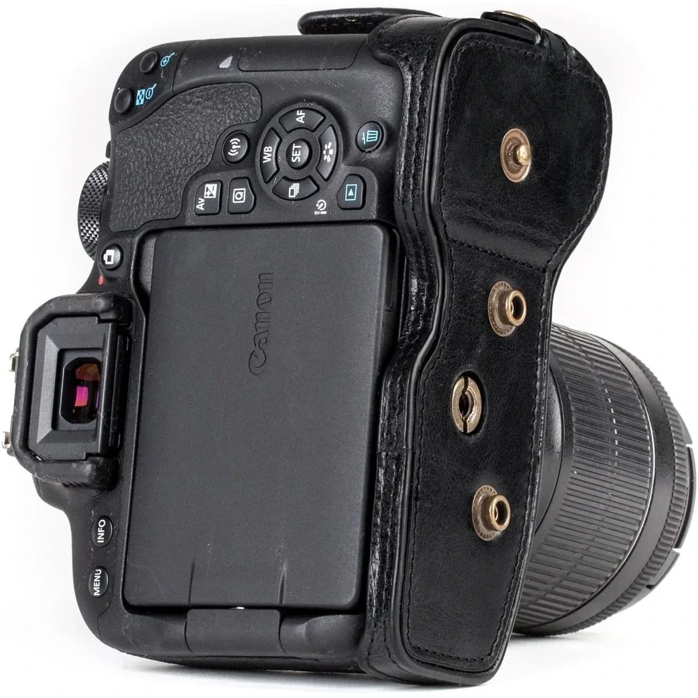 MegaGear‎ Ever Ready Leather Camera Case Canon Rebel T8i T7i 77D
